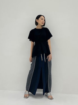 「アクティブ」｜「アイテム（サンダル）」を使った、A＋TOKYO WOMENS STAFFさん（レディース・158cm）の夏コーディネート
