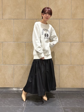 「EVOL（イーボル）のアイテム（ブーツ）」を使った、 rinaさん（レディース・166cm）の秋コーディネート