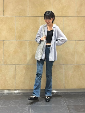 「EVOL(EVOL)」｜「アイテム（パンツ）」を使った、 rinaさん（レディース・166cm）の夏コーディネート