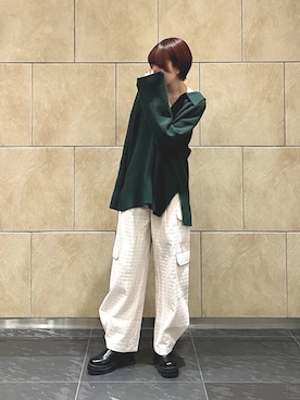 「EVOL（イーボル）のアイテム（ブーツ）」を使った、 rinaさん（レディース・166cm）の冬コーディネート