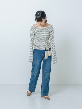 「スエードシューズ」｜ rinaさん（レディース・166cm）の秋コーディネート