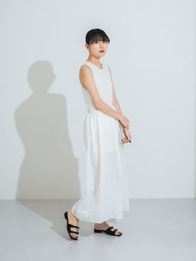 「EVOL(EVOL)」｜ rinaさん（レディース・166cm）の春コーディネート