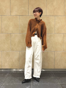 「EVOL（イーボル）のアイテム（ブーツ）」を使った、 rinaさん（レディース・166cm）の秋コーディネート