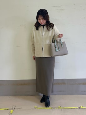 「イチ推しジャケットスタイル」｜「アイテム（シューズ）」を使った、rinkaさん（レディース・157cm）の秋コーディネート