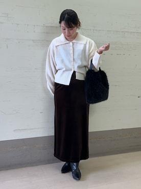 「SENSEOFPLACE」｜rinkaさん（レディース・157cm）の秋コーディネート