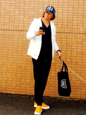 「Ron Herman（ロン ハーマン）のアイテム」を使った、ELVISさん（メンズ・176cm）の春コーディネート