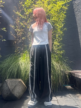 「MIKIO SAKABE（ミキオ サカベ）のアイテム」を使った、misakiさん（レディース・161cm）の夏コーディネート
