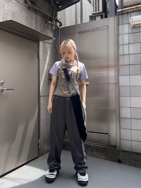 「MIKIO SAKABE（ミキオ サカベ）のアイテム」を使った、misakiさん（レディース・161cm）の春コーディネート