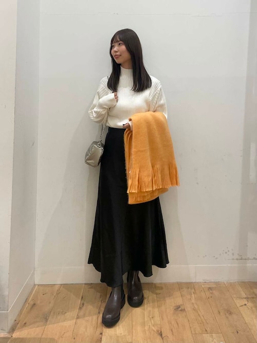 セール】ニットフリンジストール（ストール/ショール）｜SENSE OF