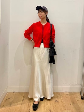 「Aラインスカート」｜みあさん（レディース・160cm）の秋コーディネート