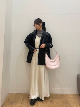「SENSE OF PLACE by URBAN RESEARCH（センスオブプレイスバイアーバンリサーチ）のアイテム（その他アウター）」を使った、みあさん（レディース・160cm）の冬コーディネート