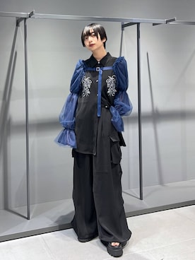 「アイテム（サンダル）」を使った、ｵｶﾞちゃんさん（レディース・154cm・20代）の夏コーディネート