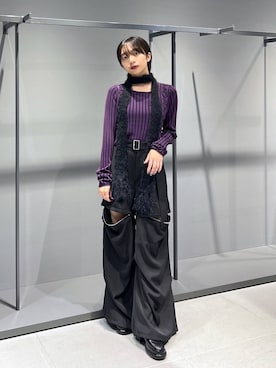 「アイテム（カーゴパンツ）」を使った、ｵｶﾞちゃんさん（レディース・154cm・20代）の秋コーディネート