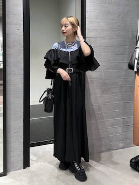 「HARE（ハレ）のアイテム（トップス）」を使った、オガちゃんさん（レディース・154cm）の春コーディネート