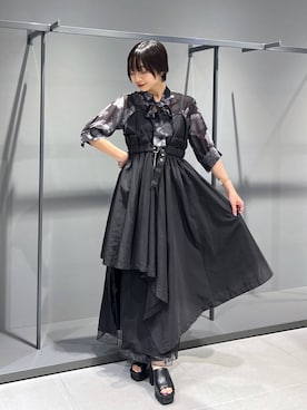 「キャミワンピース」｜ｵｶﾞちゃんさん（レディース・154cm）の夏コーディネート