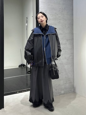 オガちゃんさん(レディース・154cm)の冬コーディネート