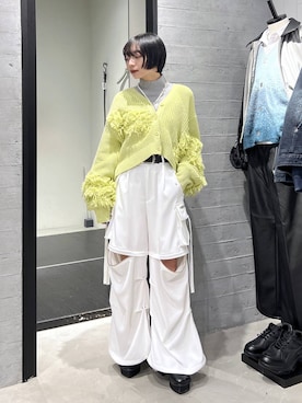 「HARE（ハレ）のアイテム（パンツ）」を使った、ｵｶﾞちゃんさん（レディース・154cm）の冬コーディネート