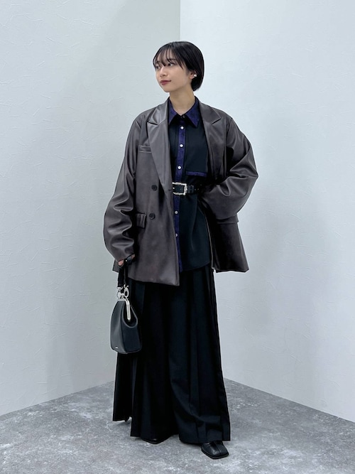 ムラカコウフェイクレザージャケット(HARE)（テーラードジャケット