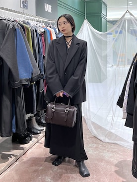 「アイテム（ワンピース/ドレス）」を使った、ｵｶﾞちゃんさん（レディース・154cm・20代）の秋コーディネート