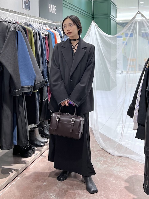 ウールライクレイヤーミドルジャケット(HARE)（テーラードジャケット