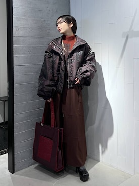 「アイテム（スカート）」を使った、ｵｶﾞちゃんさん（レディース・154cm・20代）の秋コーディネート