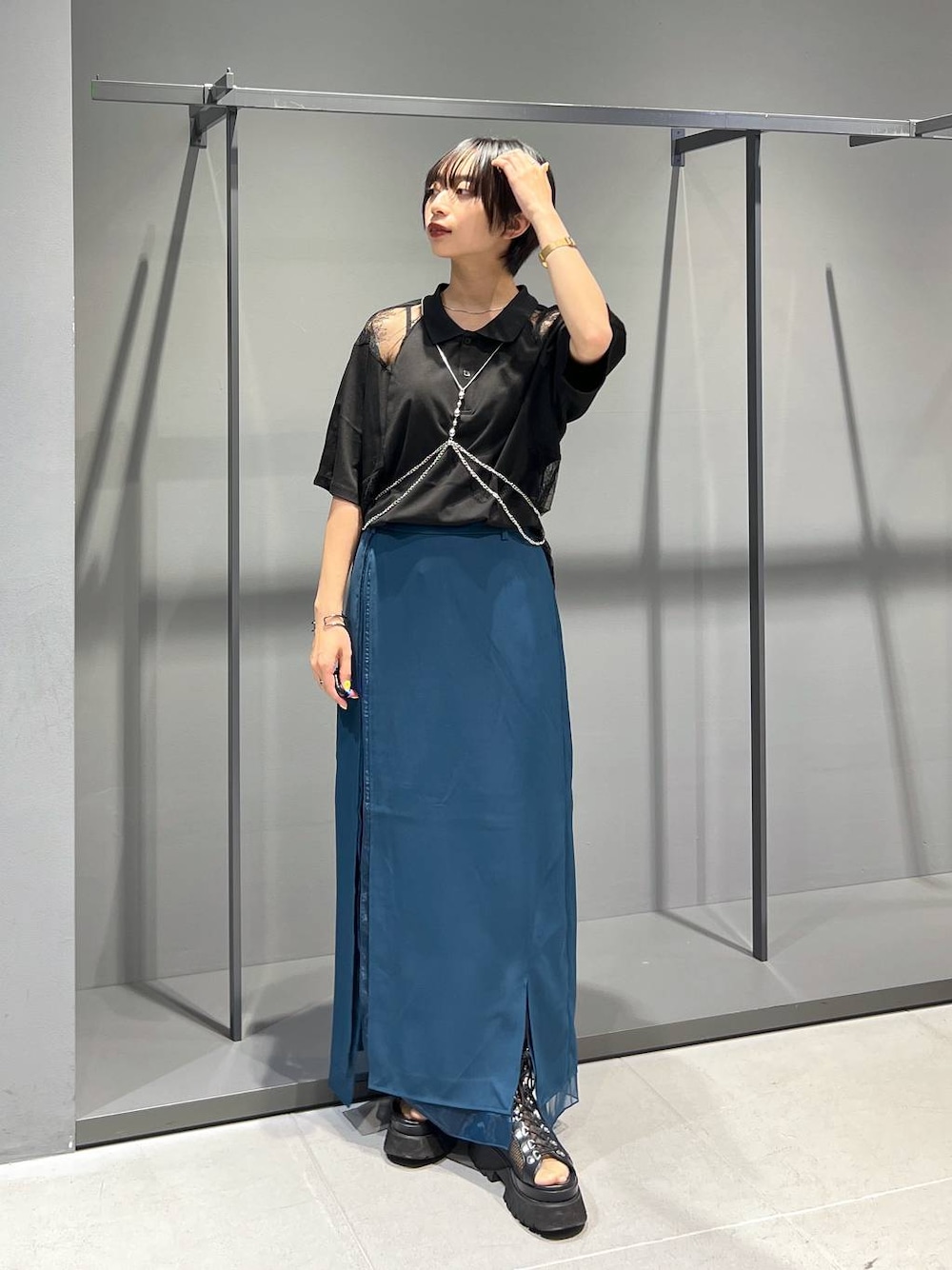 HARE（ハレ）の「【NARROW STYLE/WEB・一部店舗限定】シアースリット
