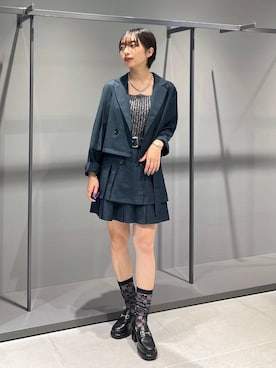 「アイテム（セットアップ）」を使った、ｵｶﾞちゃんさん（レディース・154cm・20代）の夏コーディネート