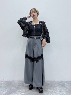「HARE（ハレ）のアイテム（ワンピース/ドレス）」を使った、オガちゃんさん（レディース・154cm）の夏コーディネート