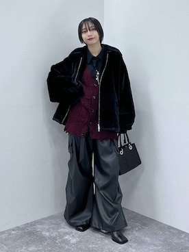 「アイテム（カーゴパンツ）」を使った、ｵｶﾞちゃんさん（レディース・154cm）の秋コーディネート