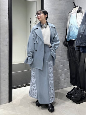 「HARE（ハレ）のアイテム（ジャケット/アウター）」を使った、ｵｶﾞちゃんさん（レディース・154cm）の冬コーディネート