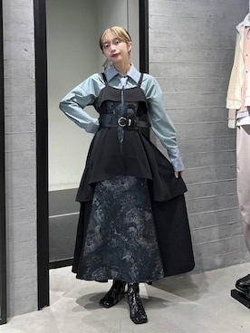 「HARE（ハレ）のアイテム（ワンピース/ドレス）」を使った、ｵｶﾞちゃんさん（レディース・154cm）の春コーディネート