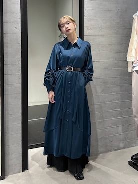 「HARE（ハレ）のアイテム（ワンピース/ドレス）」を使った、ｵｶﾞちゃんさん（レディース・154cm）の冬コーディネート