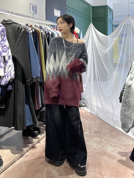 「アイテム（チュニック）」を使った、ｵｶﾞちゃんさん（レディース・154cm・20代）の秋コーディネート