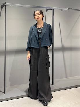 「アイテム（セットアップ）」を使った、ｵｶﾞちゃんさん（レディース・154cm・20代）の夏コーディネート