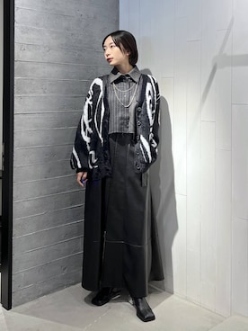 「HARE（ハレ）のアイテム（カーディガン/ボレロ）」を使った、ｵｶﾞちゃんさん（レディース・154cm）の秋コーディネート