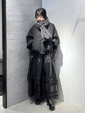 「HARE」｜「アイテム（MA-1）」を使った、ｵｶﾞちゃんさん（レディース・154cm）の秋コーディネート