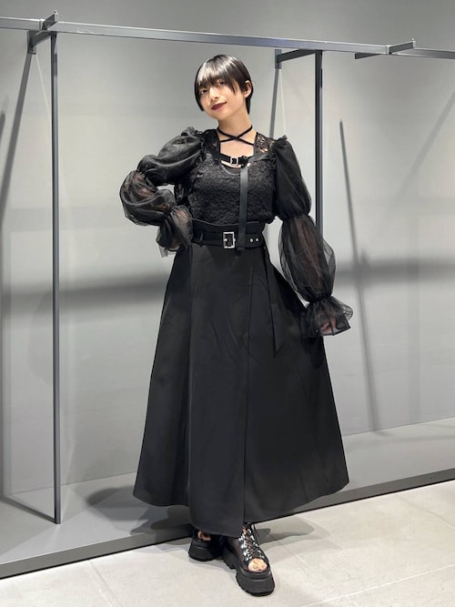 セール】2WAYリボンデザインレーストップス(HARE)（Tシャツ