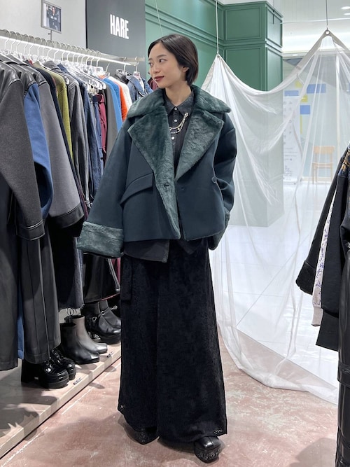 セール】ラメアートジャガードシャツ(HARE)（シャツ/ブラウス）｜HARE