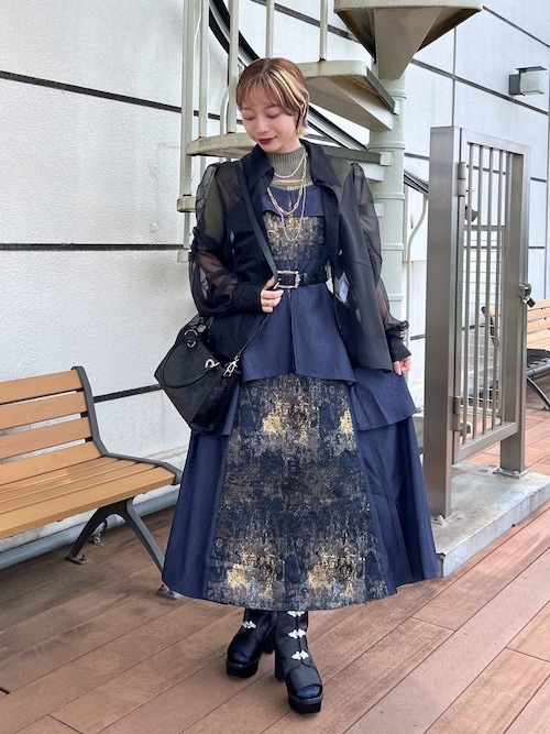 HAREルミネ町田オガちゃんさんのジャンパースカートを使った