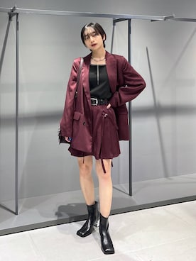 「アイテム（テーラードジャケット）」を使った、ｵｶﾞちゃんさん（レディース・154cm・20代）の夏コーディネート