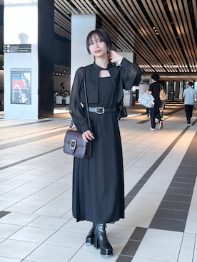 「アイテム（ワンピース/ドレス）」を使った、ｵｶﾞちゃんさん（レディース・154cm・20代）の夏コーディネート