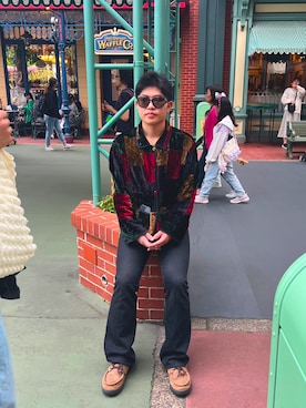 「アイテム（ブルゾン）」を使った、りゃんごさん（メンズ・165cm・20代）の春コーディネート