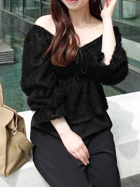 「Heather（ヘザー）のアイテム（トップス）」を使った、naapu171さん（レディース・172cm）の春コーディネート