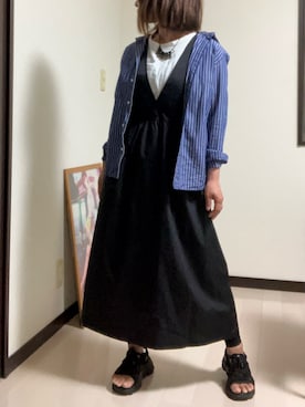 「MACPHEE（マカフィー）のアイテム」を使った、hiyorishotaさん（レディース・151cm）の春コーディネート