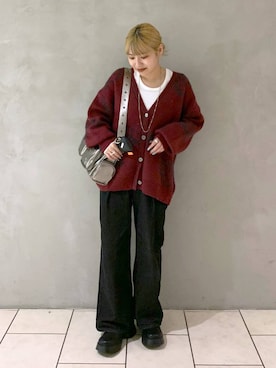 「JEANASIS（ジーナシス）のアイテム（パンプス）」を使った、KAHO        さん（レディース・153cm）の秋コーディネート