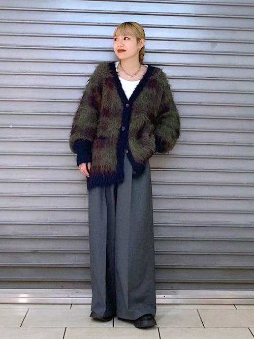 KENJIさま専用 セール】ブラッシュミドルレングスVカーディガン/248185