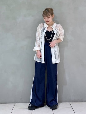 「JEANASIS（ジーナシス）のアイテム（キャミソール）」を使った、KAHO        さん（レディース・153cm）の春コーディネート