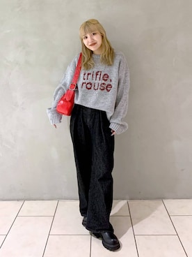「JEANASIS（ジーナシス）のアイテム（パンプス）」を使った、KAHO        さん（レディース・153cm）の秋コーディネート