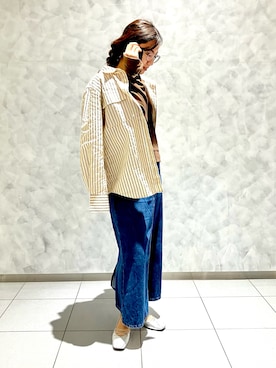 「VIS（ビス）のアイテム」を使った、mii さん（レディース・161cm）の春コーディネート