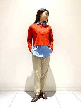 「HIMIKO（ヒミコ）のアイテム」を使った、mii さん（レディース・161cm）の秋コーディネート